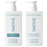Native Coconut and Vanilla Shampoo and Conditioner Duo for All Hair Types with Clean Ingredients