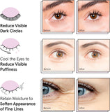 grace & stella Under Eye Mask Patches for Dark Circles Puffy Eyes & Wrinkles Vegan 6 Pairs Pink