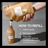Redken All Soft Moisturizing Conditioner for Dry Hair with Deep Hydration Softness and Lasting Shine