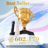 Risina Bikini Trimmer Painless Electric Razor Ceramic Blade IPX7 Waterproof Cordless Lady Shaver Pink