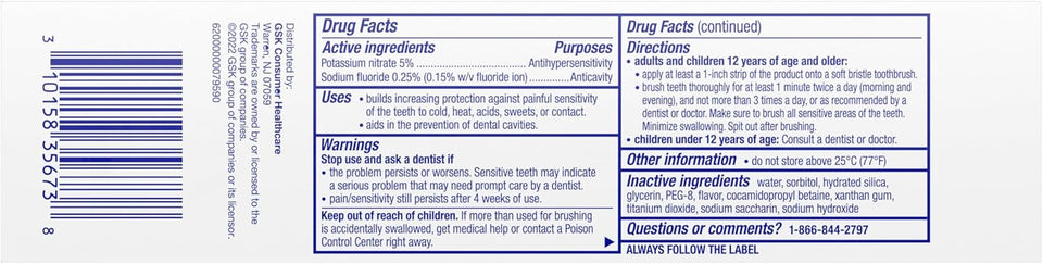 Sensodyne Pronamel Teeth Whitening Toothpaste for Enamel Protection Sensitivity Relief and Oral Care Pack of 4