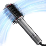 TYMO 4.0 AIRBEAM 5-in-1 ionic blow dryer brush 3X faster drying metal grey - BuyO