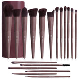 BS MALL Makeup Brush Set 18 Piece Professional Cosmetic Brushes with Black Case for Flawless Makeup