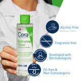 CeraVe Hydrating Toner for Face with Hyaluronic Acid Niacinamide & Ceramides Fragrance Free 6.8 Oz