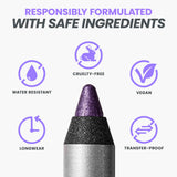 Wonderskin 1440 Longwear Eyeliner Pencil Deep Black Waterproof Formula for Lasting Eye Makeup