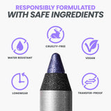 Wonderskin 1440 Longwear Eyeliner Pencil Deep Black Waterproof Formula for Lasting Eye Makeup