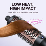 Wavytalk Thermal Brush 1.5 Inch Heated Round Brush with Ionic Ceramic for Smooth Blowout Hair Styling