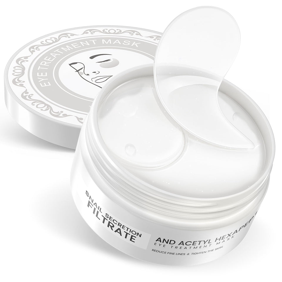 NAZANO Under Eye Patches 60 Pack with Gold Collagen and Hyaluronic Acid for Eye Area Hydration