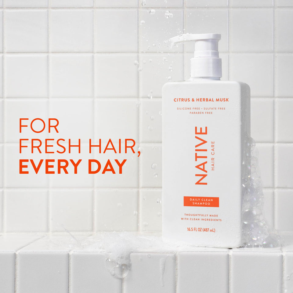 Native Coconut and Vanilla Shampoo and Conditioner Duo for All Hair Types with Clean Ingredients