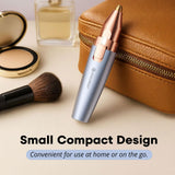 VG VOGCREST Facial Hair Remover and Eyebrow Shaver with Rechargeable LED Precision Trimmer