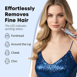 VG VOGCREST Facial Hair Remover and Eyebrow Shaver with Rechargeable LED Precision Trimmer