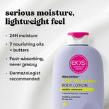 eos Shea Better Body Lotion Vanilla Cashmere Lightweight Non Greasy Moisturizer for Dry Skin Care