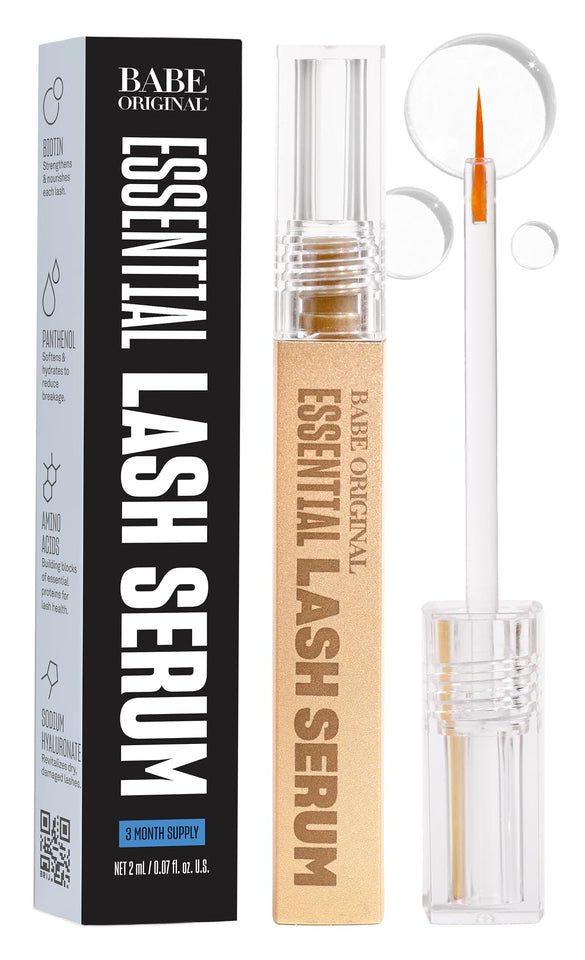 Babe Original Lash Serum for Fuller Longer Looking Eyelashes and Healthier Lash Appearance