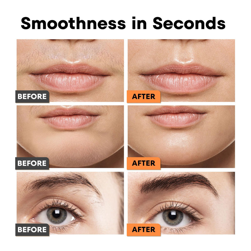 VG VOGCREST Facial Hair Remover and Eyebrow Shaver with Rechargeable LED Precision Trimmer