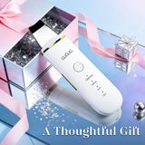 GUGUG Skin Scrubber Face Spatula 4 Modes Pore Cleaner Blackhead Remover Ultrasonic White