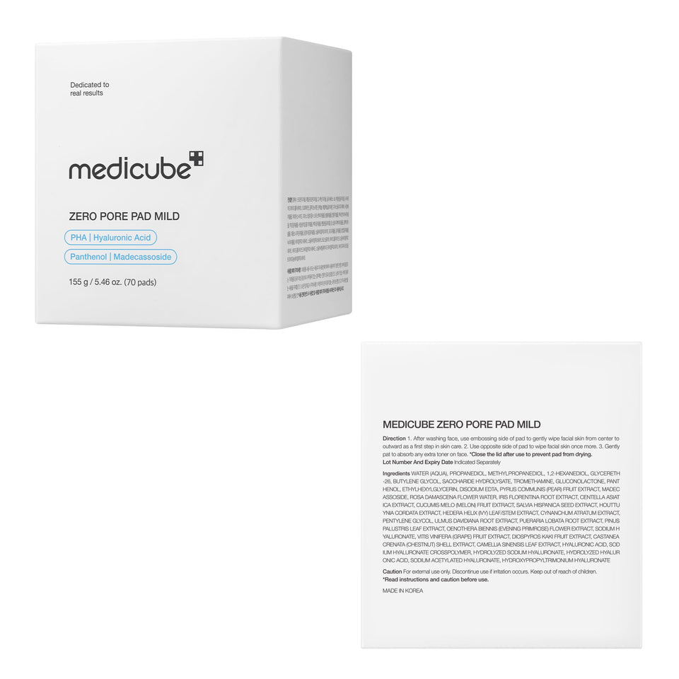 medicube Dual Textured Toner Pads with AHA BHA for Clearer Smoother and Refined Looking Skin