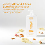 Native Coconut and Vanilla Shampoo and Conditioner Duo for All Hair Types with Clean Ingredients