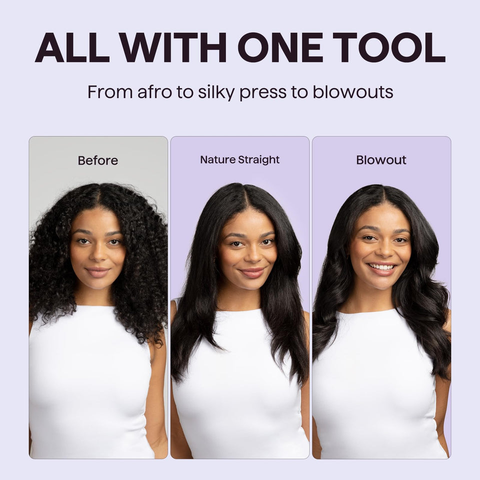 Wavytalk Thermal Brush 1.5 Inch Heated Round Brush with Ionic Ceramic for Smooth Blowout Hair Styling