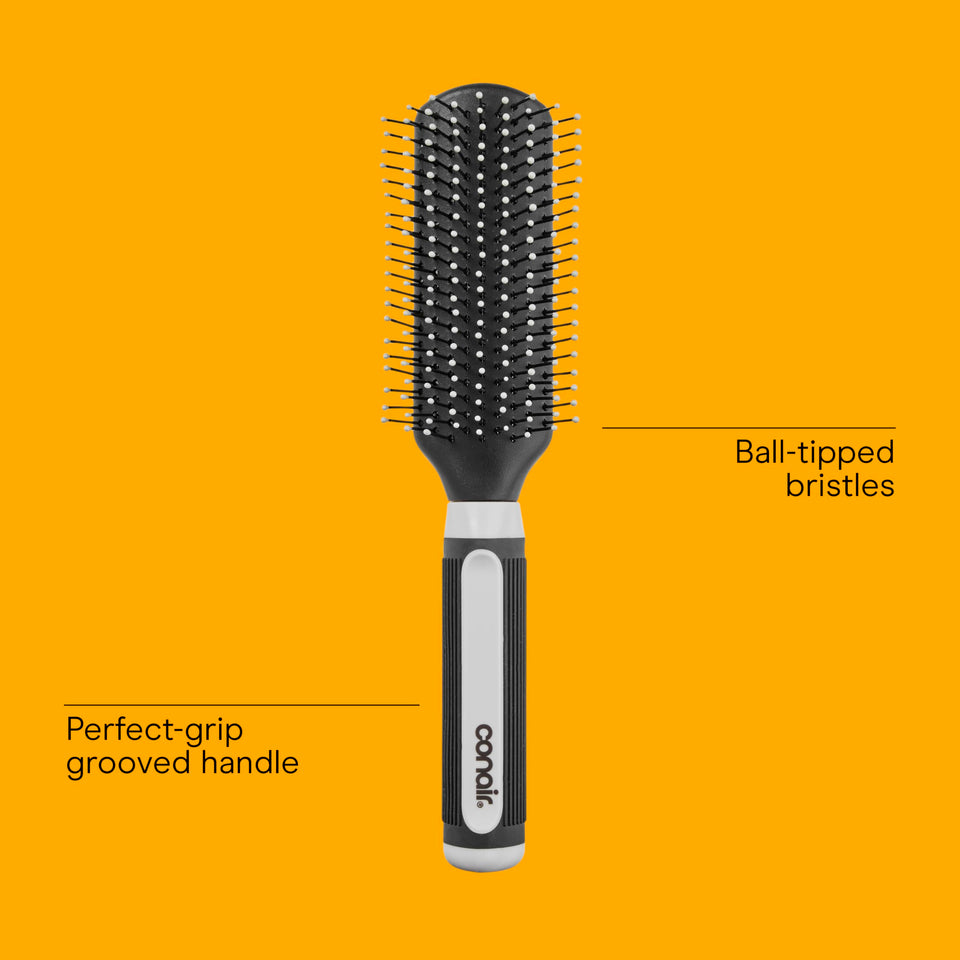 Conair Salon Results Detangling Hairbrush for All Hair Types Men Women Nylon Bristles