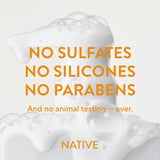 Native Coconut and Vanilla Shampoo and Conditioner Duo for All Hair Types with Clean Ingredients
