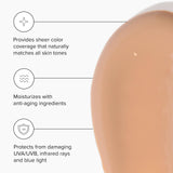 DRMTLGY Universal Tinted Moisturizer SPF 46 with Hyaluronic Acid and Broad Spectrum UV Protection