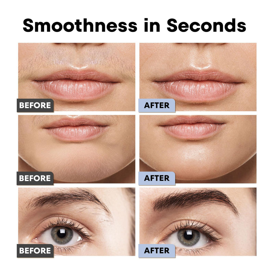 VG VOGCREST Facial Hair Remover and Eyebrow Shaver with Rechargeable LED Precision Trimmer
