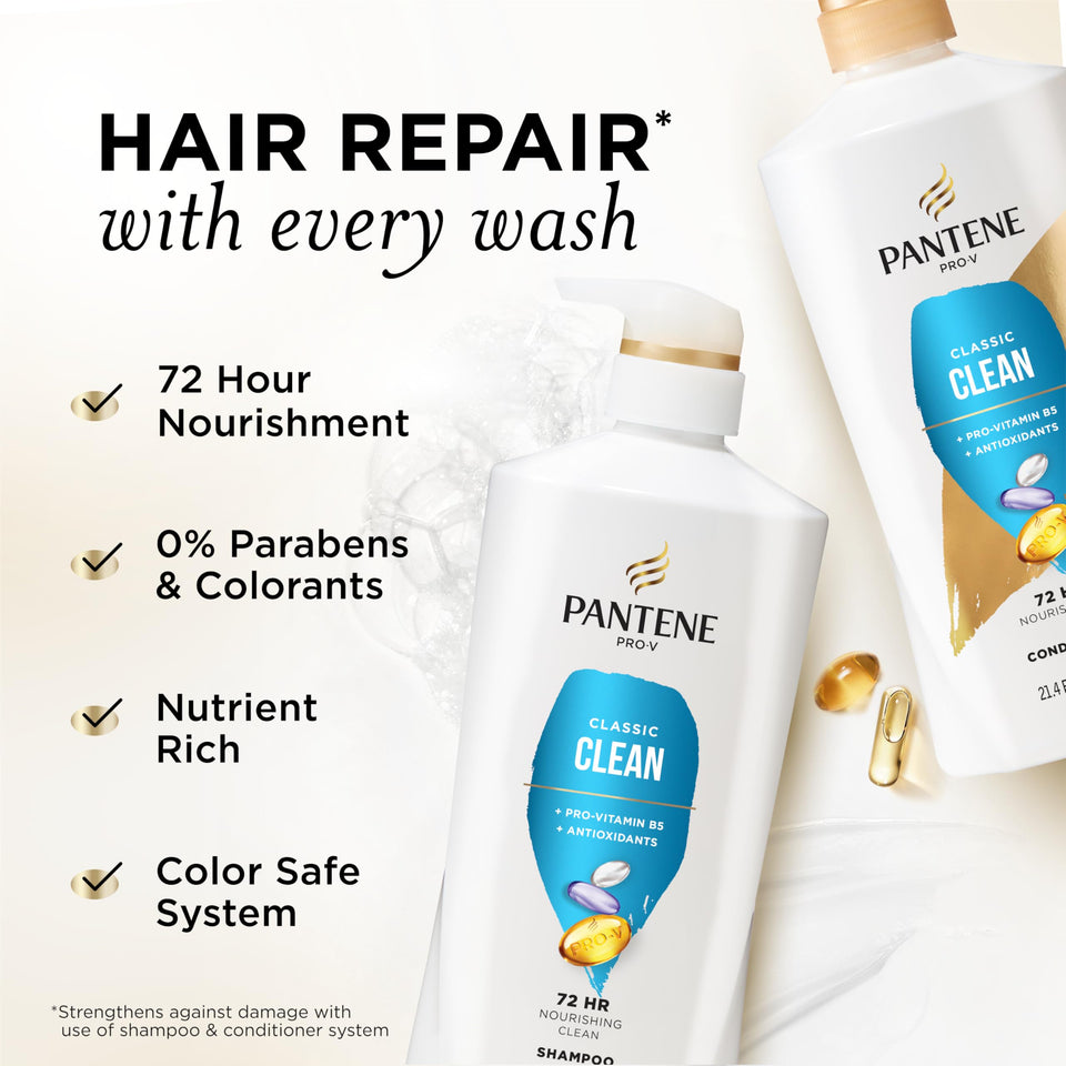 Pantene Daily Moisture Renewal Hair Care Set for Soft Smooth and Healthy Looking Hair All Types