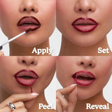 Sacheu Transfer Proof Matte Lip Tint with Vitamin E for Vibrant Long Lasting Lip Color P INKED
