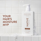 Native Coconut and Vanilla Shampoo and Conditioner Duo for All Hair Types with Clean Ingredients