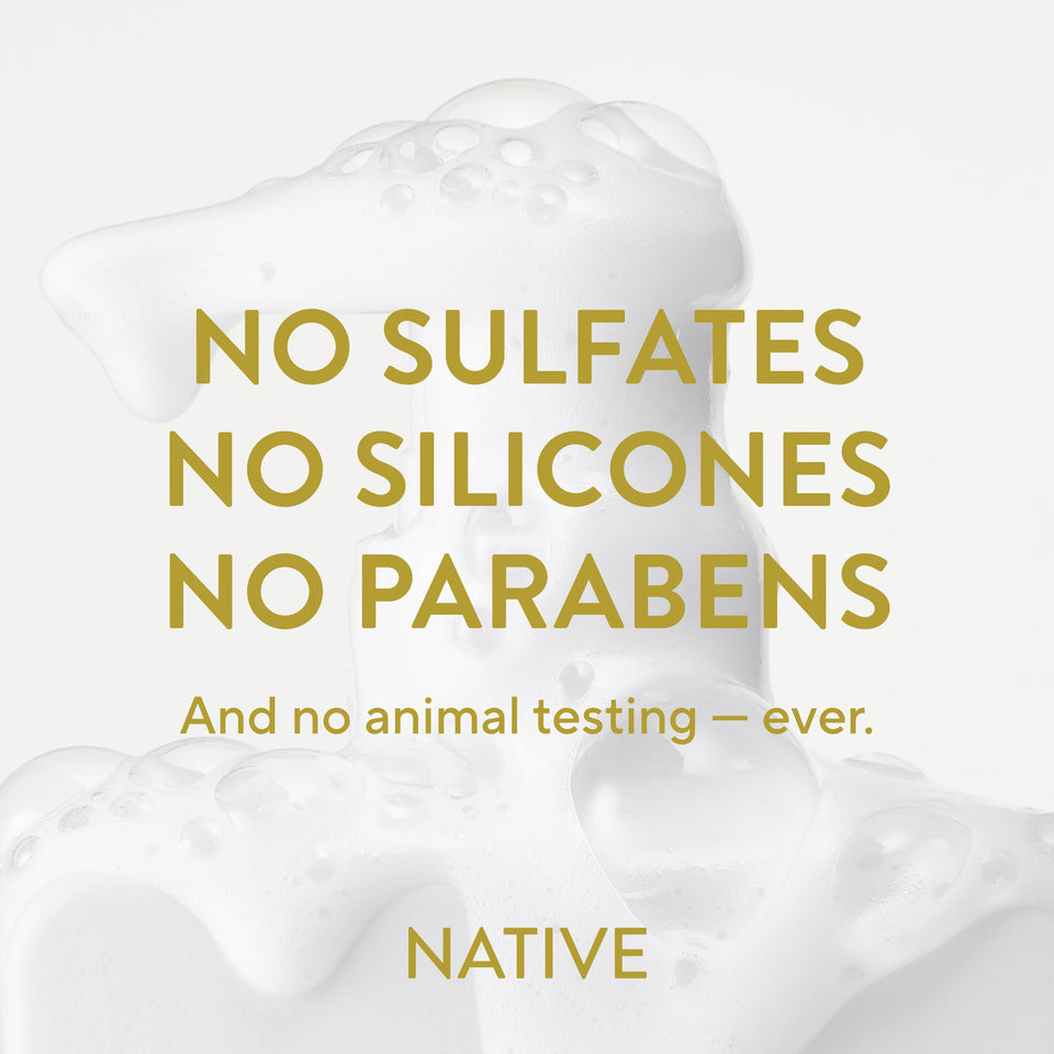 Native Coconut and Vanilla Shampoo and Conditioner Duo for All Hair Types with Clean Ingredients