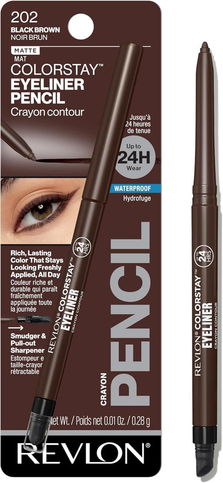 Revlon ColorStay Smudge Proof Eyeliner for Precise Eye Definition and Waterproof Performance