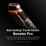 medicube Booster Pro 6-in-1 Glass Glow Beauty Massager Clear Radiant Firmer Skin Korean Skincare Black