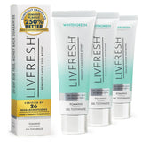 LIVFRESH Toothpaste Gel Clinically Proven for Better Plaque Removal and Improved Gum Health