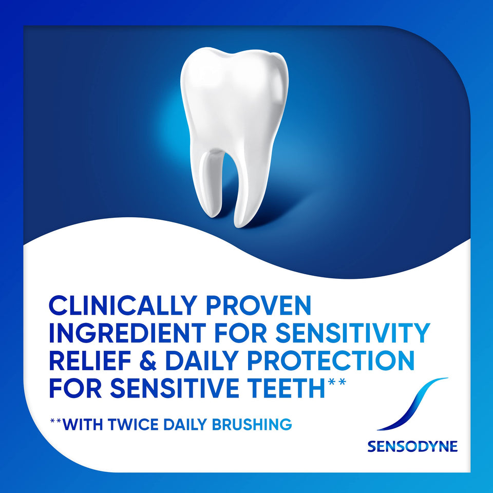 Sensodyne Repair and Protect Whitening Toothpaste for Sensitive Teeth with Cavity Protection Pack of 2