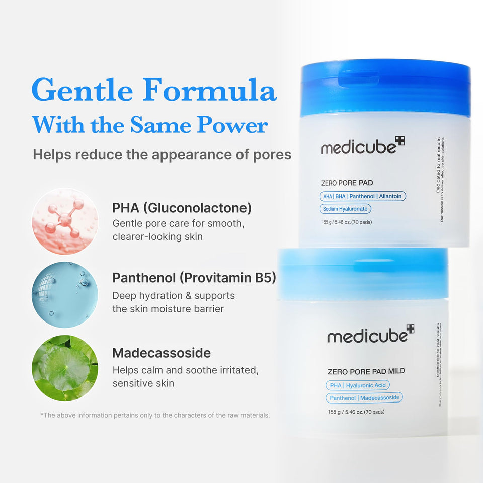 medicube Dual Textured Toner Pads with AHA BHA for Clearer Smoother and Refined Looking Skin