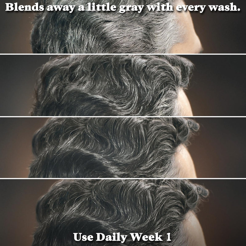 Just For Men Control GX Hair Color Shampoo for Gradual Grey Reduction and Healthy Hair Appearance