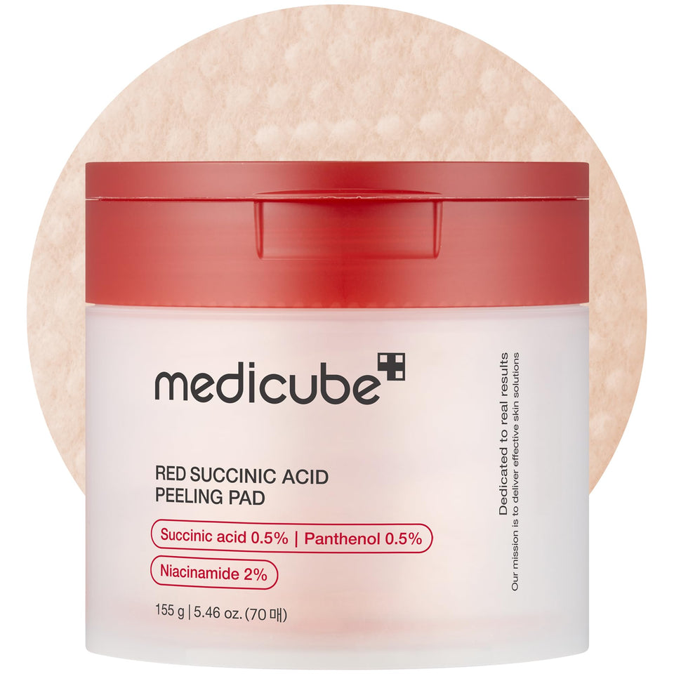 medicube Dual Textured Toner Pads with AHA BHA for Clearer Smoother and Refined Looking Skin