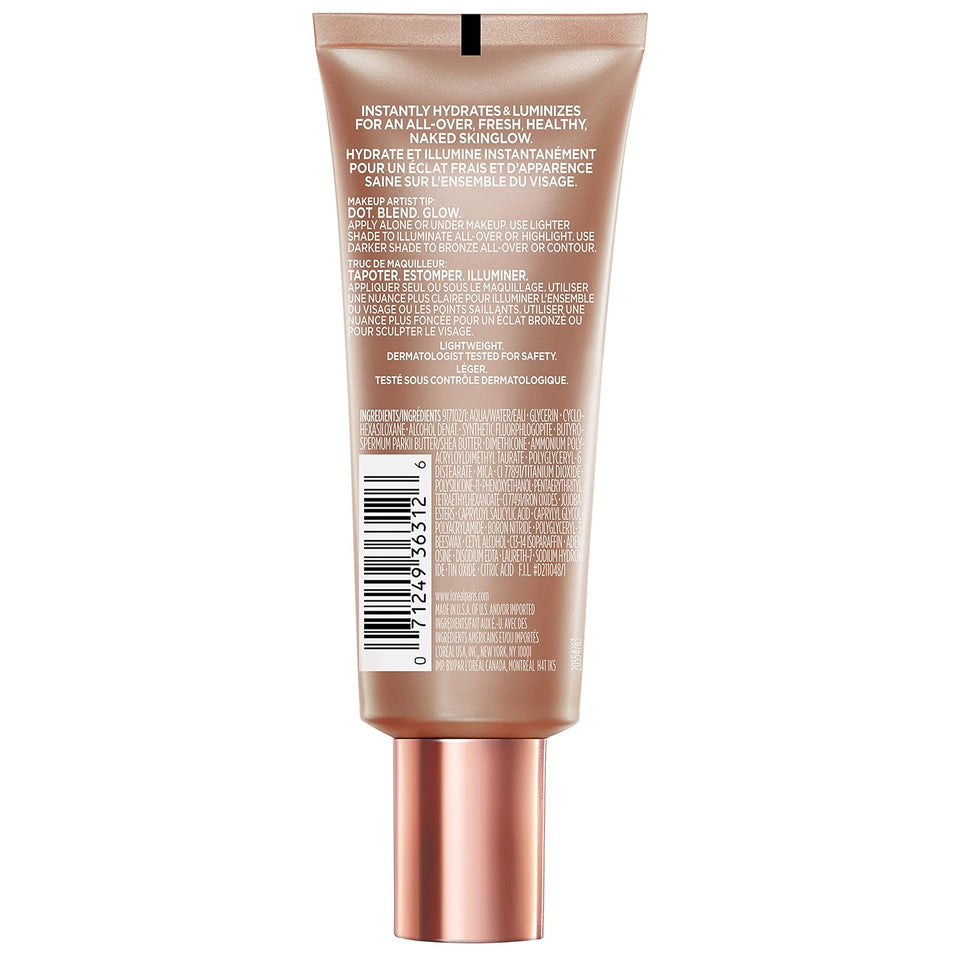 L'Oréal Paris Lumi Glotion Illuminator for Radiant Sun Kissed Skin and Everyday Makeup Glow