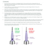 Michael Todd Beauty Sonicsmooth Dermaplaning Razor Women Face Eyebrow Trimmer Peach Fuzz Remover 8 Weeks Blades Lavender