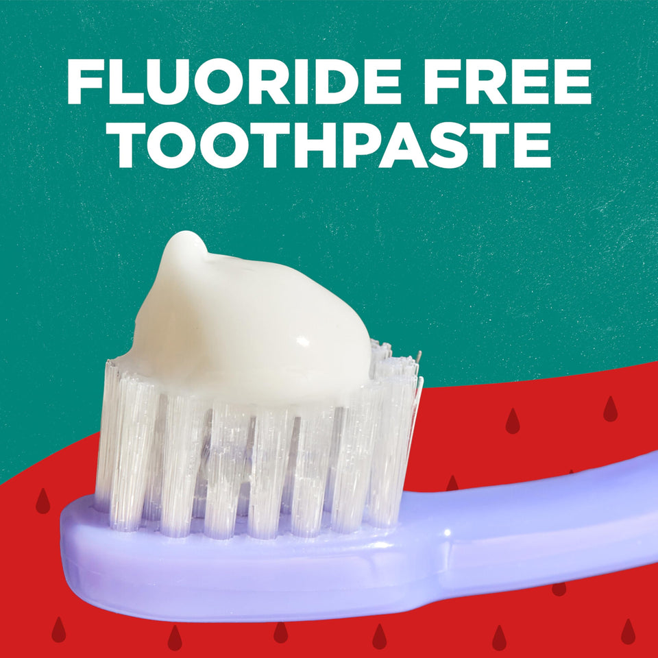 Tom’s of Maine Watermelon Wiggle Kids Toothpaste with Fluoride for Daily Cavity Protection Care