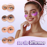 NAZANO Under Eye Patches 60 Pack with Gold Collagen and Hyaluronic Acid for Eye Area Hydration