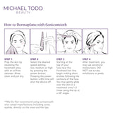 Michael Todd Beauty Sonicsmooth Dermaplaning Razor Women Face Eyebrow Trimmer Peach Fuzz Remover 8 Weeks Blades Lavender