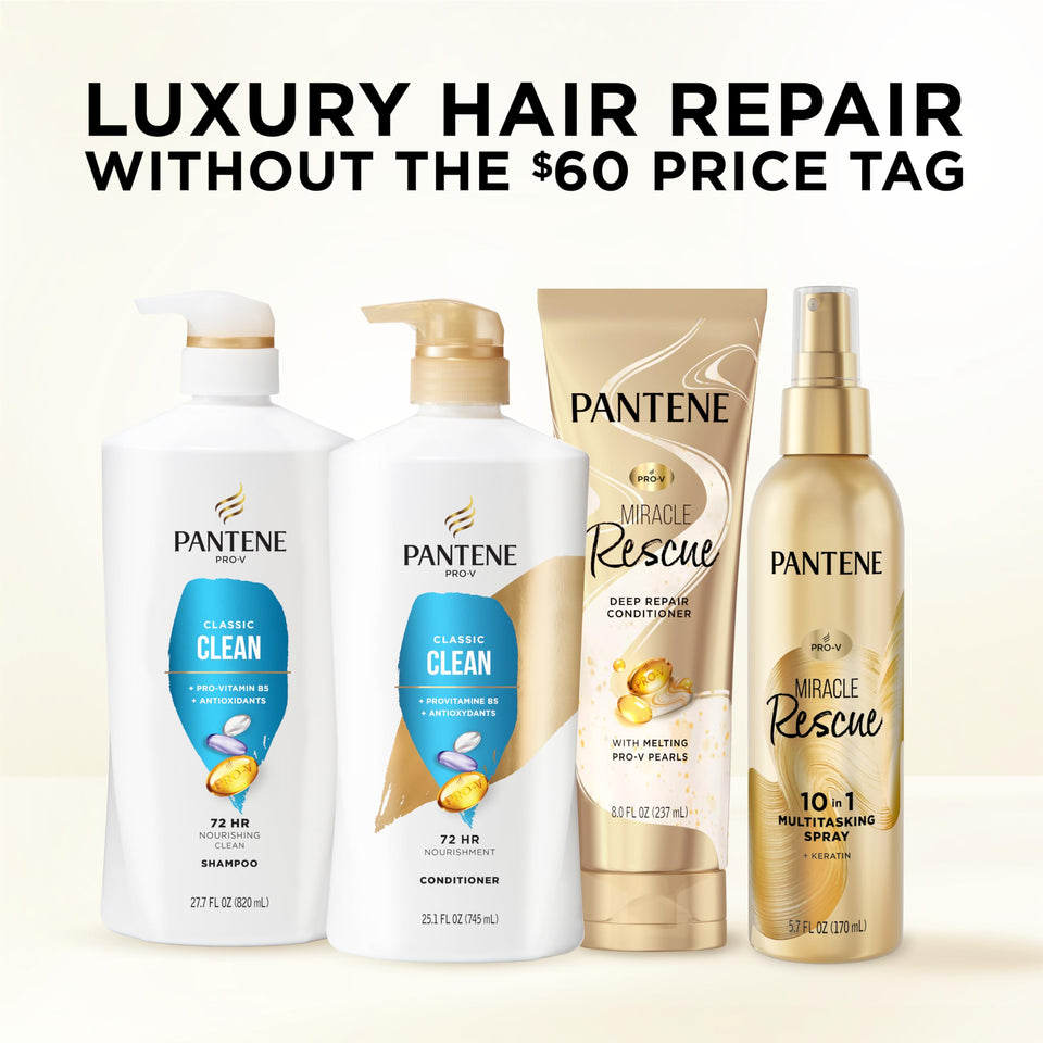Pantene Daily Moisture Renewal Hair Care Set for Soft Smooth and Healthy Looking Hair All Types