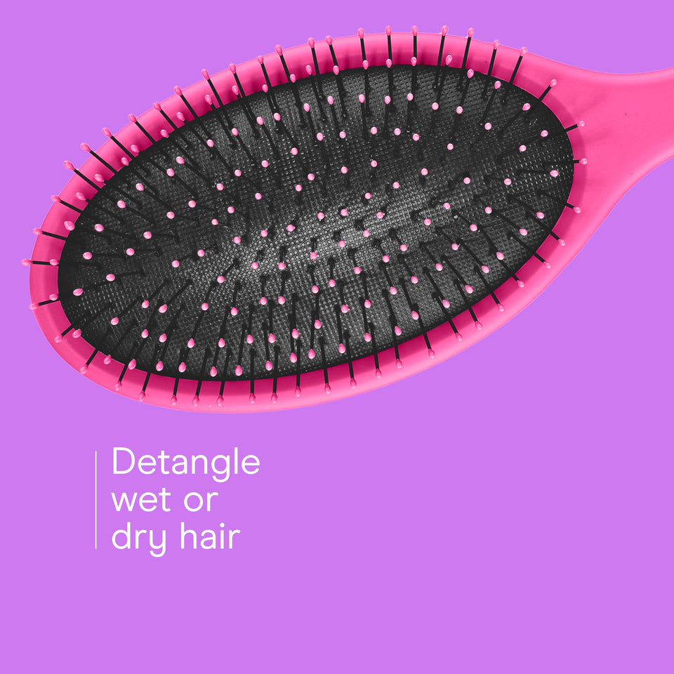 Conair Detangling Hair Brush Set 3 Pack for Wet Dry and All Hair Types