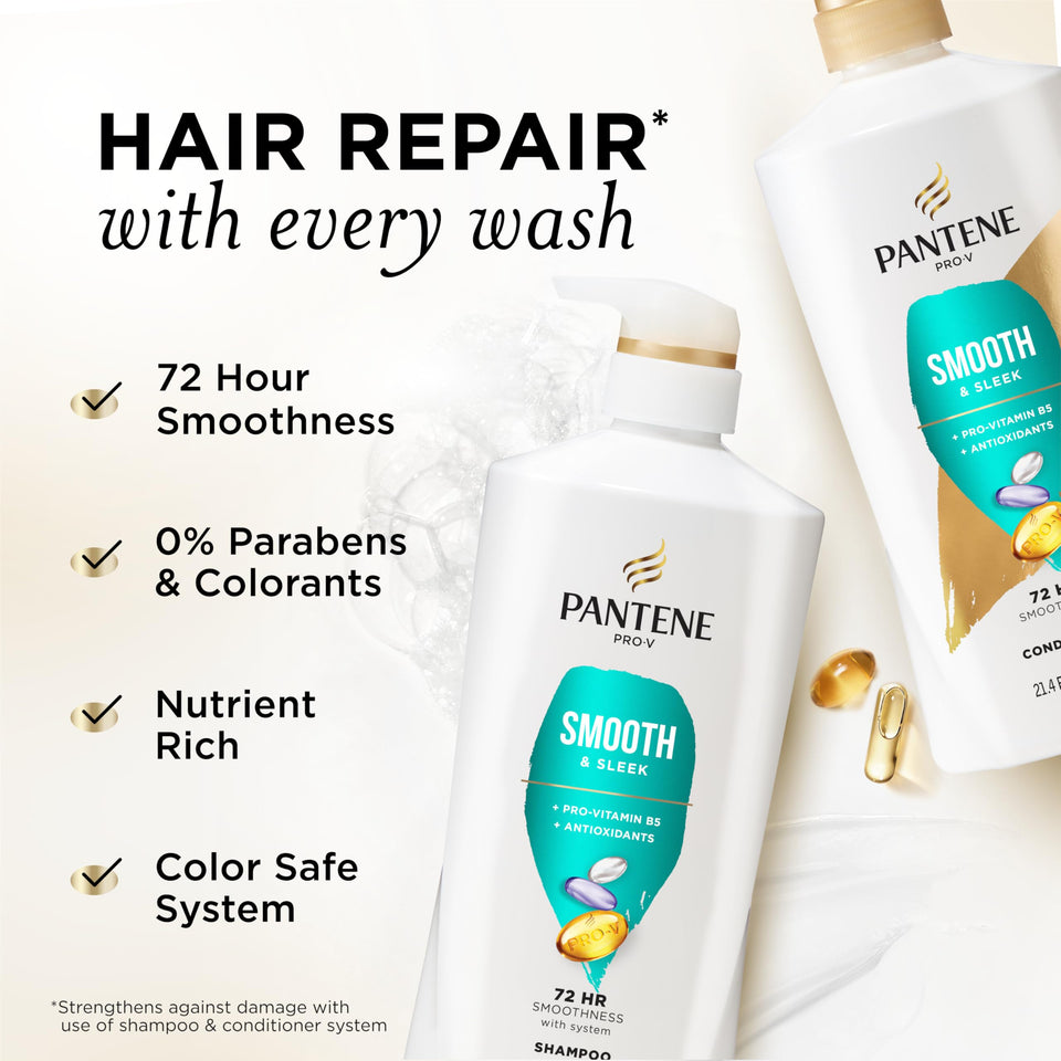 Pantene Daily Moisture Renewal Hair Care Set for Soft Smooth and Healthy Looking Hair All Types