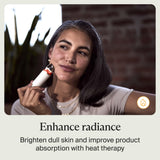 Therabody TheraFace Depuffing Wand Cold Heat Skincare Eye Massager Dark Circles Radiance White