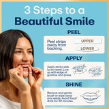 Lumineux Teeth Whitening Strips 21 Treatments 3 Months Peroxide Free Enamel Safe Sensitivity Free