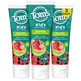 Tom’s of Maine Watermelon Wiggle Kids Toothpaste with Fluoride for Daily Cavity Protection Care