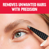 Revlon Expert Slant Tip Tweezer High Precision Stainless Steel Hair Removal Black