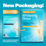 Lumineux Teeth Whitening Strips Kit Peroxide Free Formula for Whiter Teeth and Enamel Protection